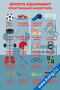 Спортивный инвентарь — плакат по английскому языку, с переводом